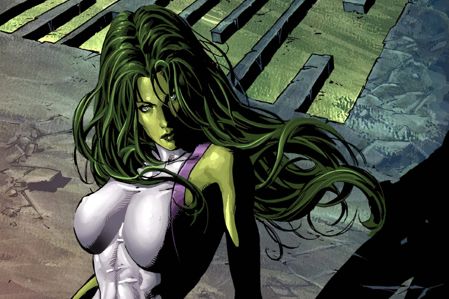 She Hulk Marvel Comics Comic Book Poster Print Wall Art
