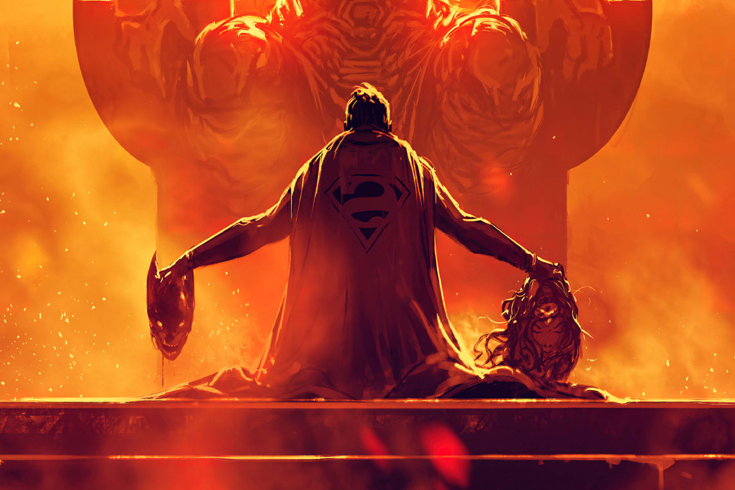 Evil Superman Dc Comics Comic Book Poster Print Wall Art