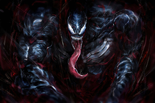 Venom Marvel Comics Art Comic Book Poster Print Wall Art