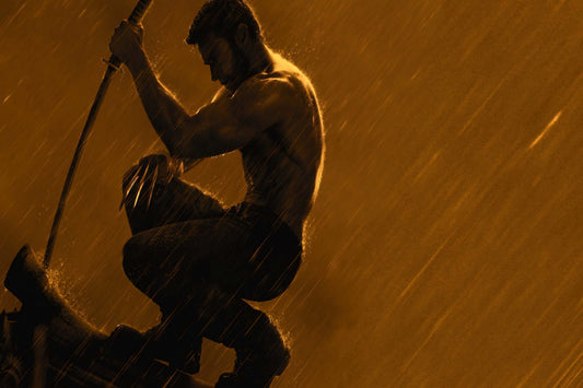 Wolverine Logan Katana Sword Comic Book Poster Print Wall Art