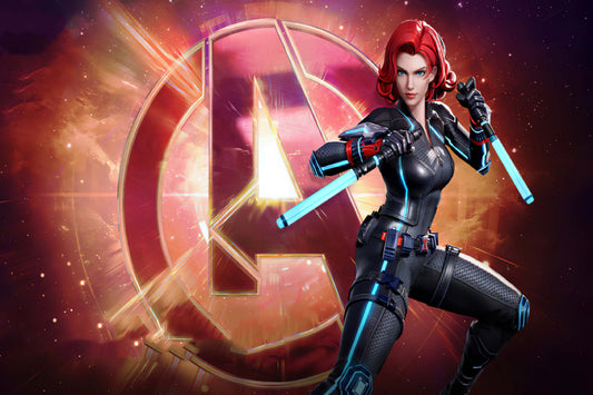 Black Widow Comics Marvel Super War Comic Book Poster Print Wall Art