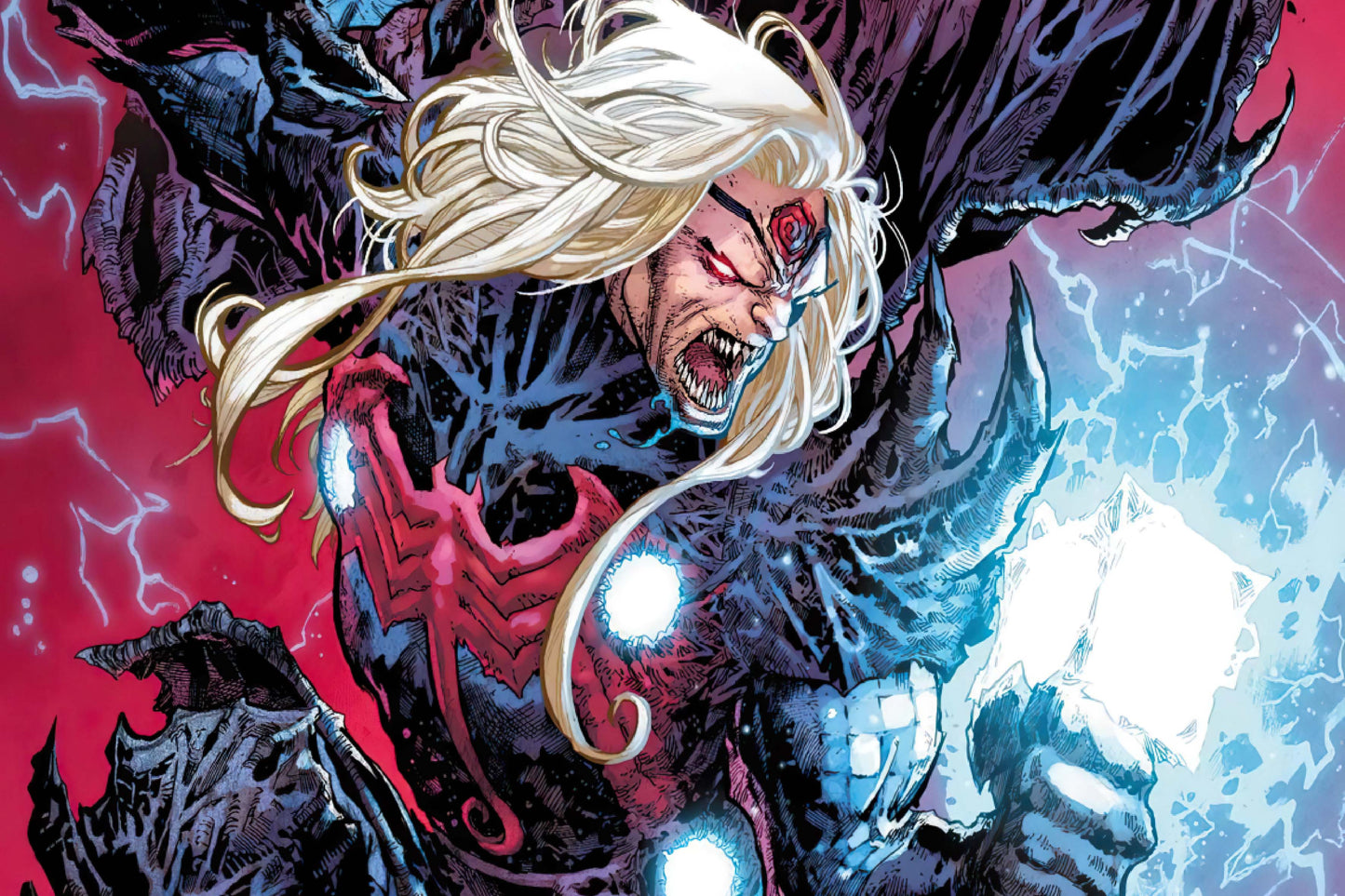 Thor Herald Knull Symbiote Mjolnir Hammer Comic Book Poster Print Wall Art