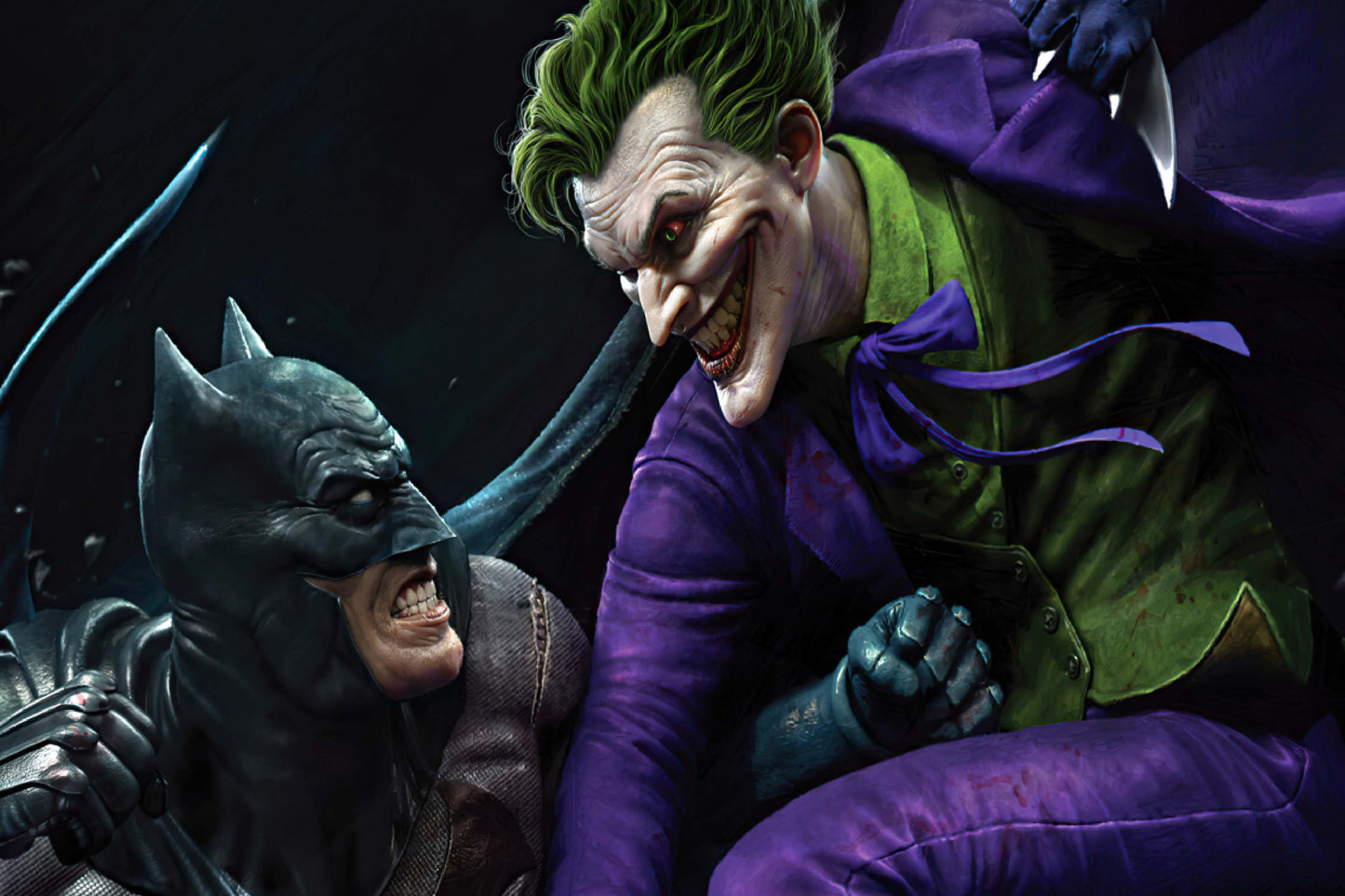 Joker Vs. Batman Comic Book Poster Print Wall Art