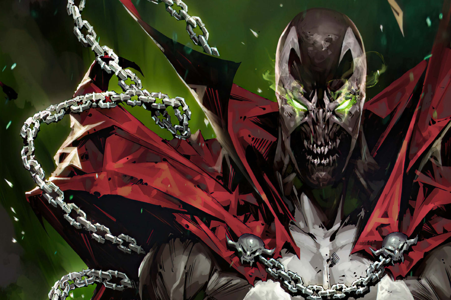 Spawn Chain Comic Book Poster Print Wall Art