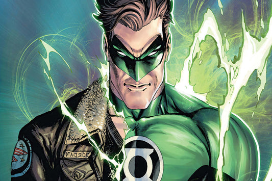 Green Lantern Hal Jordan Comic Book Poster Print Wall Art
