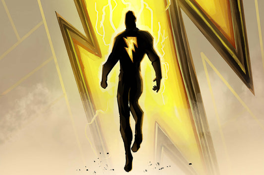 Black Adam Movie Minimalist Art Comic Book Poster Print Wall Art
