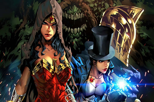 Wonder Woman Zatanna Dr. Fate Jl Dark Comic Book Poster Print Wall Art