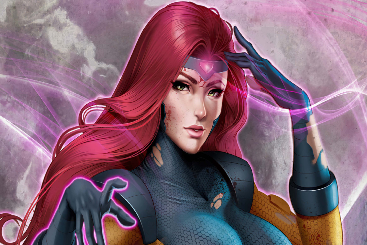 Jean Grey X Men Comic Book Poster Print Wall Art