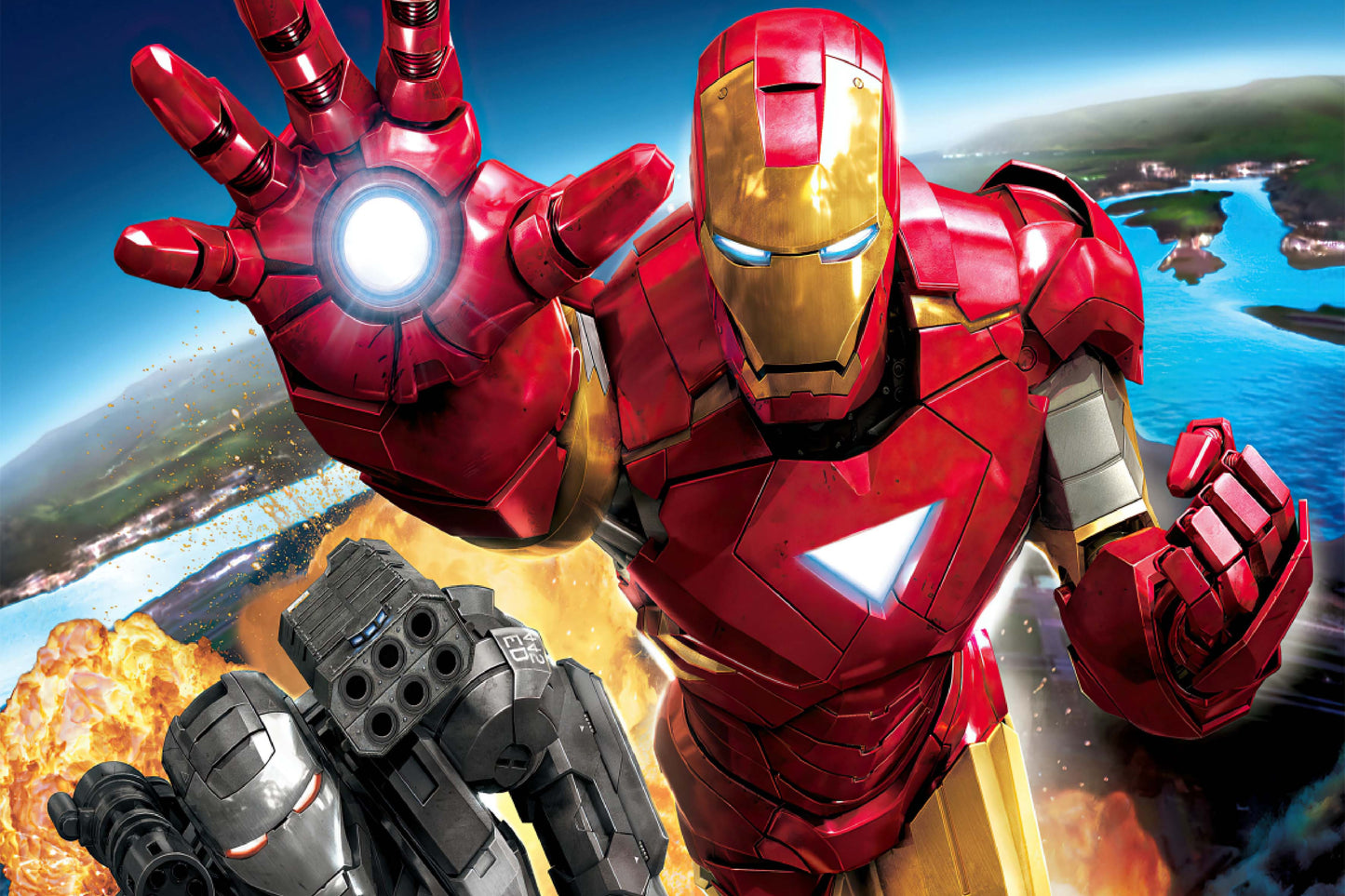 Iron Man Repulsor Blaster Comic Book Poster Print Wall Art