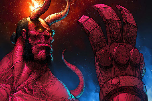 Hellboy Art Comic Book Poster Print Wall Art