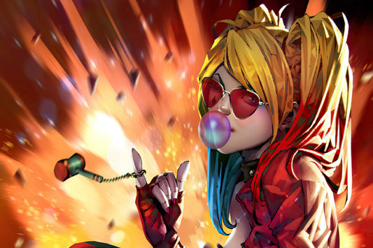 Harley Quinn Dc Comic Book Poster Print Wall Art