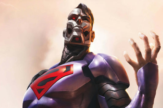 Cyborg Superman Comic Book Poster Print Wall Art