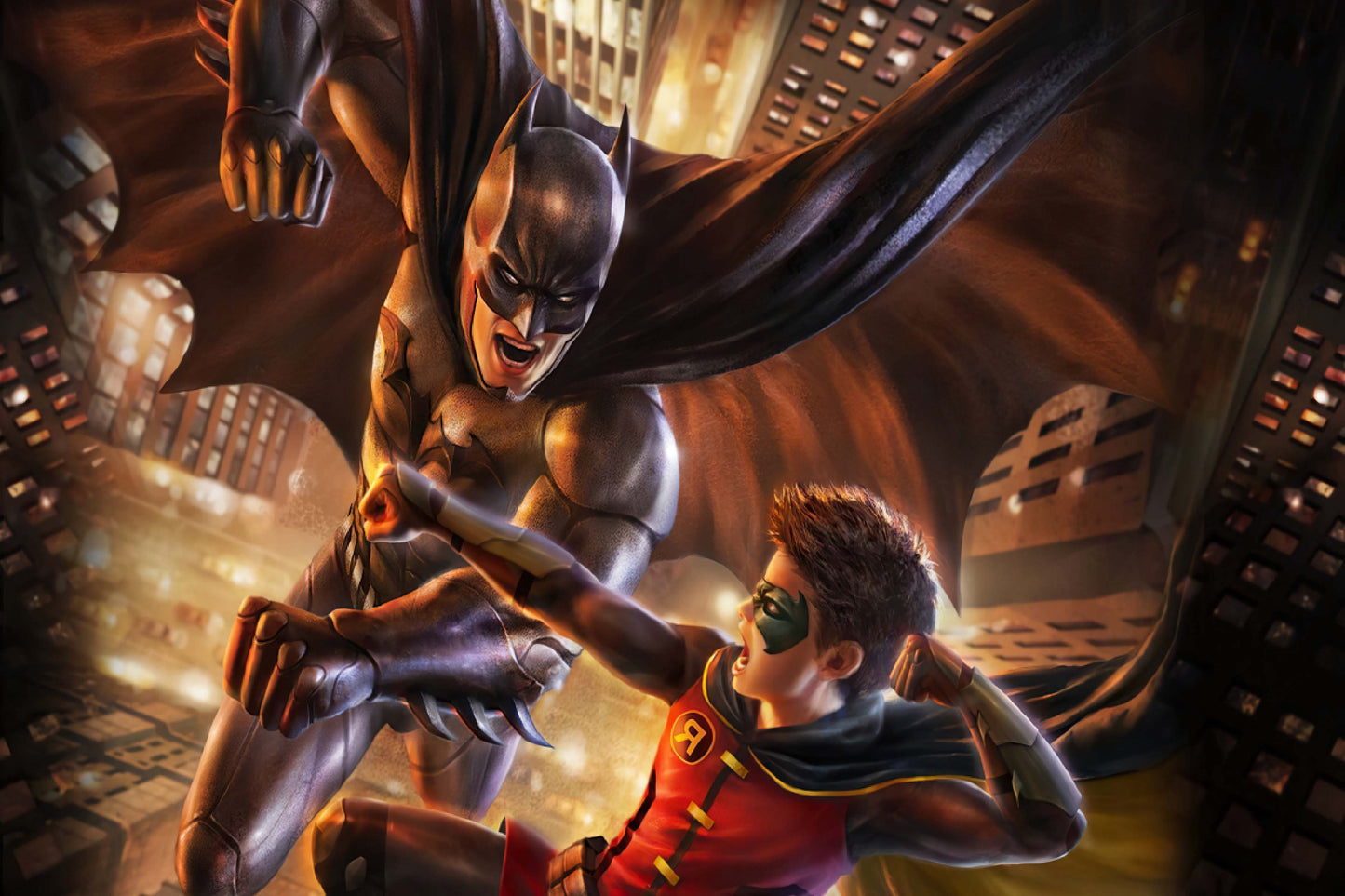 Batman Vs. Robin Comic Book Poster Print Wall Art