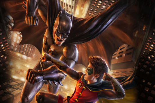Batman Vs. Robin Comic Book Poster Print Wall Art
