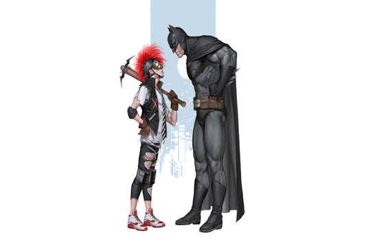 Batman And Clownhunter Comic Book Poster Print Wall Art