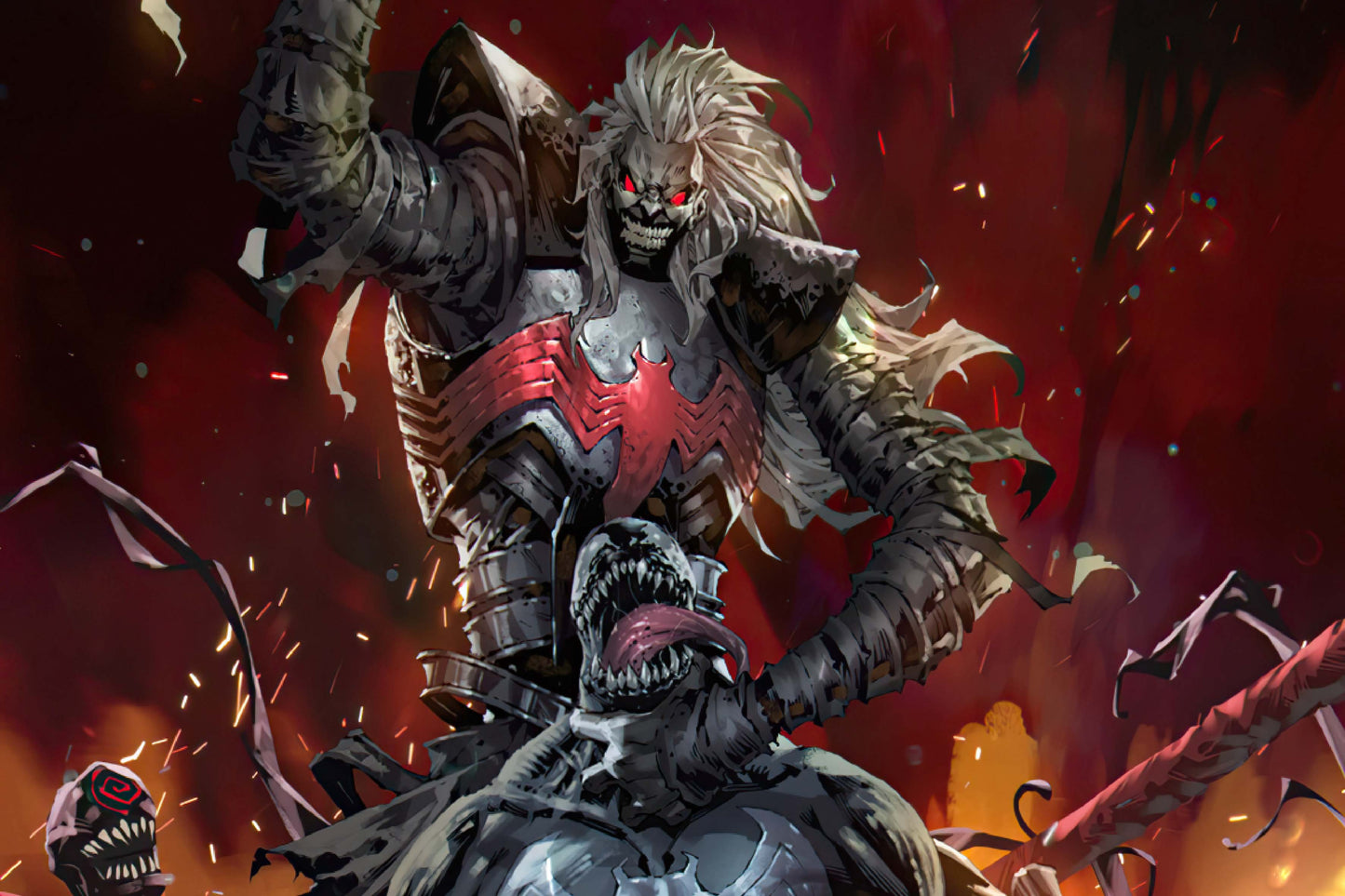 Knull Vs. Venom Marvel Comics Art Comic Book Poster Print Wall Art