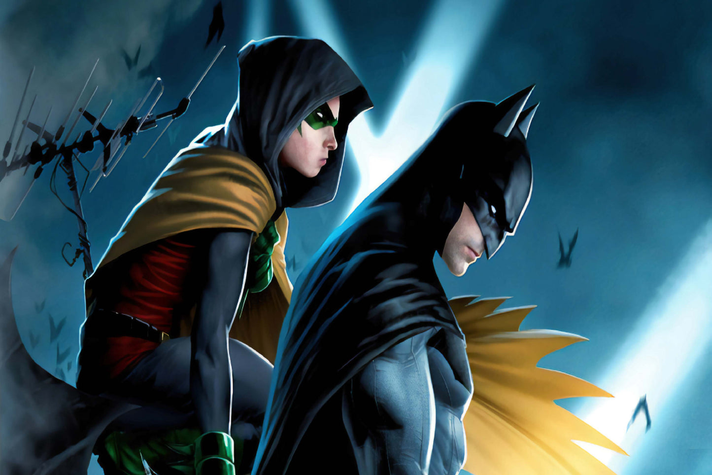Batman And Robin Comic Book Poster Print Wall Art