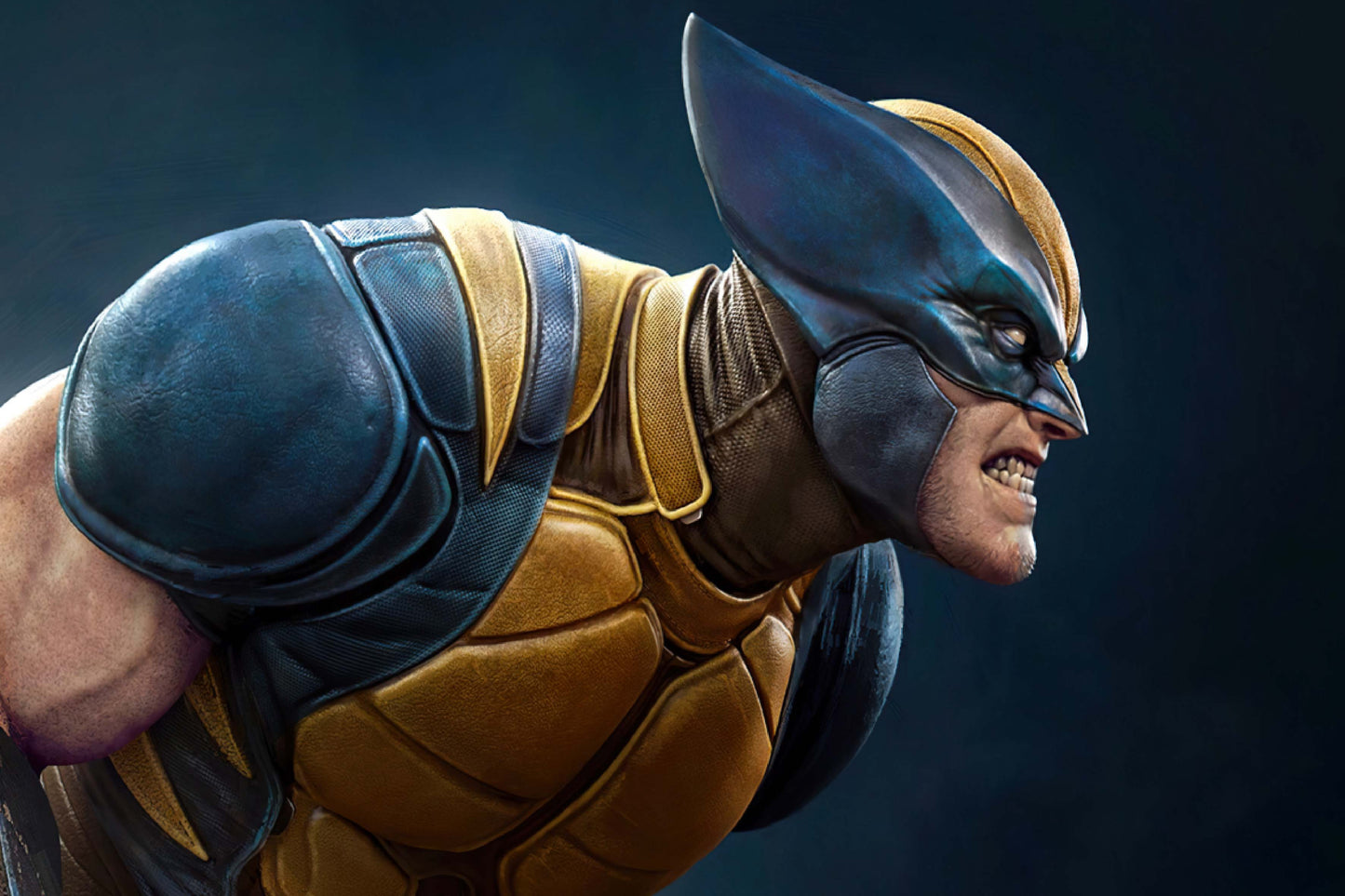 Wolverine Suit Comic Book Poster Print Wall Art