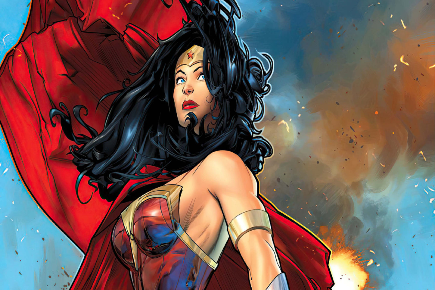 Wonder Woman Comics Comic Book Poster Print Wall Art
