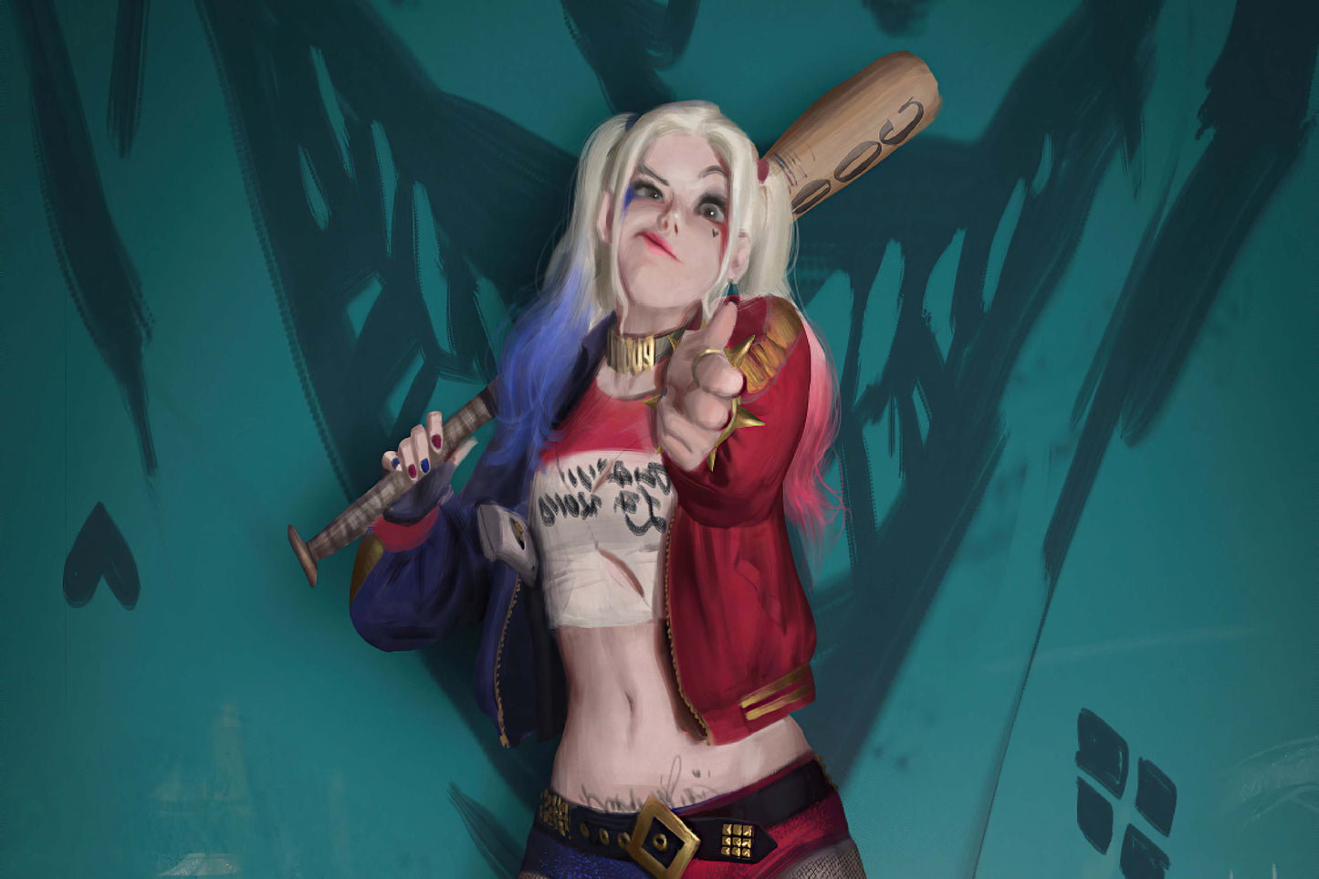 Harley Quinn Comic Book Poster Print Wall Art