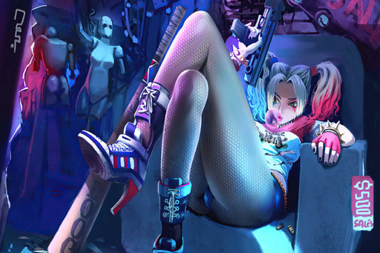Harley Quinn Dc Anti Hero Comic Book Poster Print Wall Art
