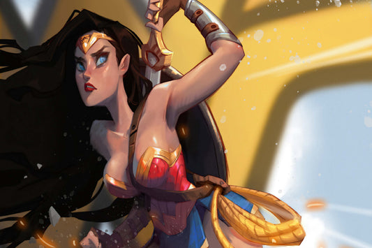Wonder Woman Dc Superhero Art Comic Book Poster Print Wall Art