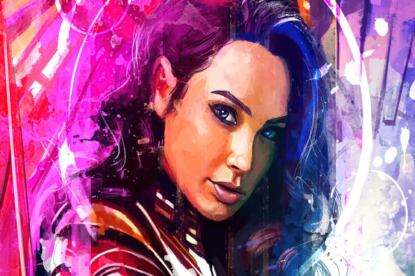 Wonder Woman 1984 Movie Art Comic Book Poster Print Wall Art