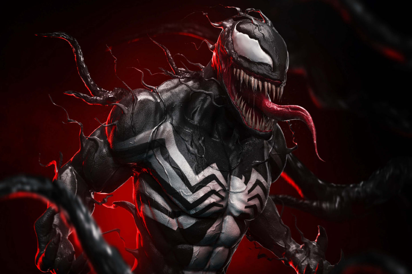 Venom Comics Art Comic Book Poster Print Wall Art