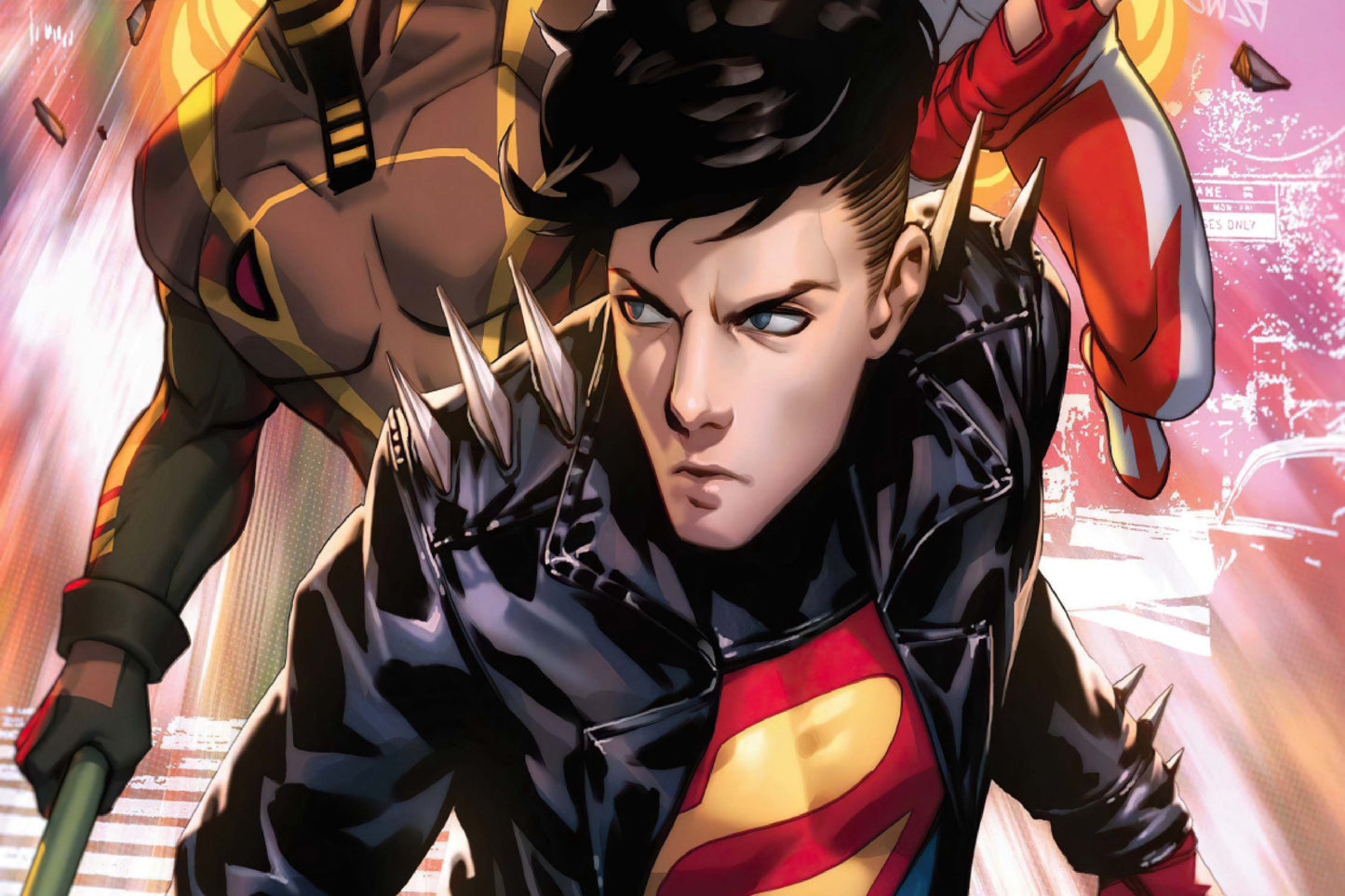 Superboy Young Justice Superhero Members Comic Book Poster Print Wall Art