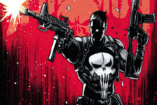 Punisher Skull Rifle Comic Book Poster Print Wall Art