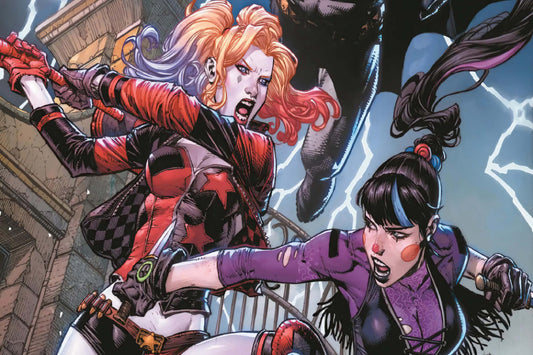 Harley Quinn Punchline Battle Comic Book Poster Print Wall Art