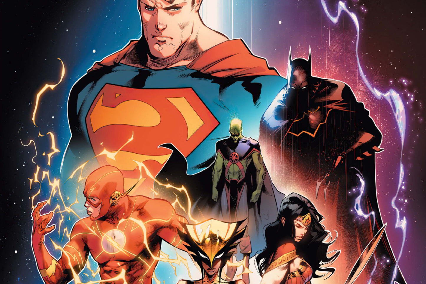 Justice League Members Comics Comic Book Poster Print Wall Art