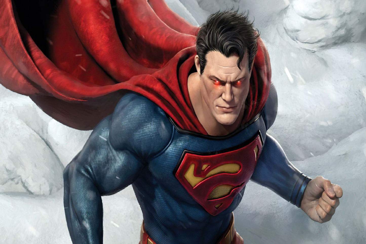 Superman Heat Vision Comics Art Comic Book Poster Print Wall Art