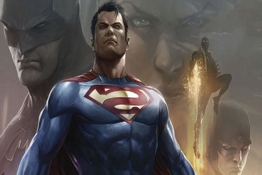 Superman Batman Justice League Comic Book Poster Print Wall Art