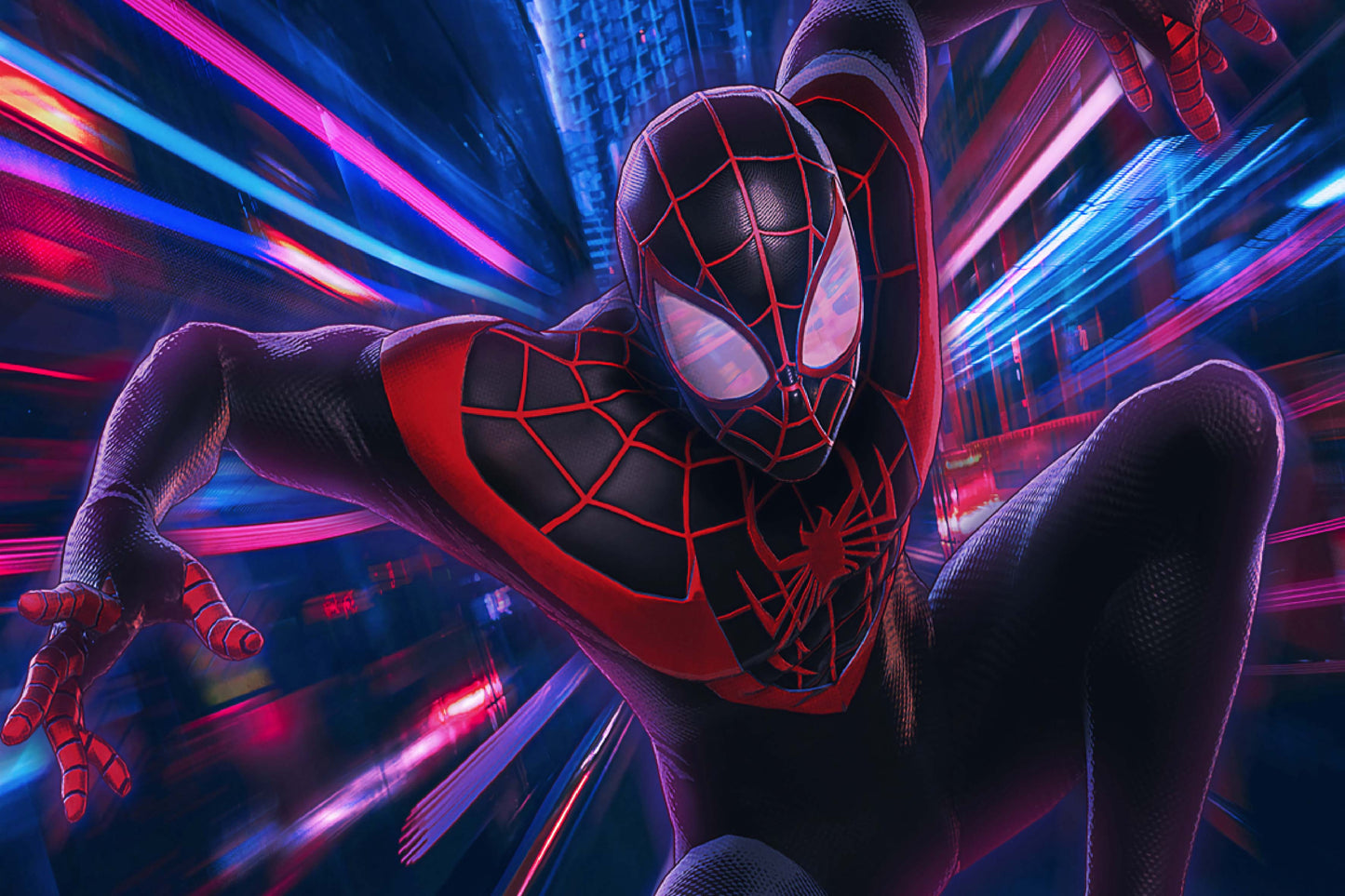 Miles Morales Spider Man Comic Book Poster Print Wall Art