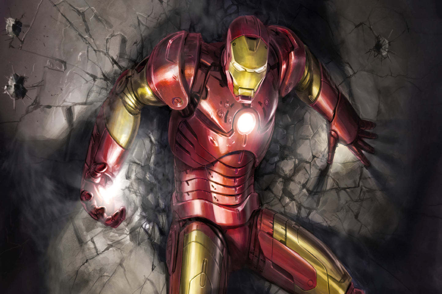 Iron Man Marvel Superhero Comic Book Poster Print Wall Art