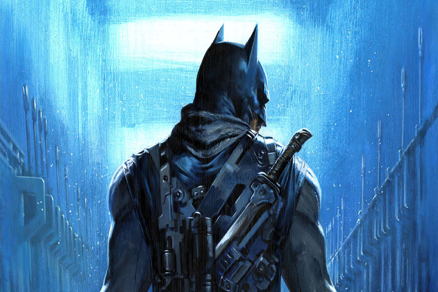 Grim Knight Batman Guns Comic Book Poster Print Wall Art