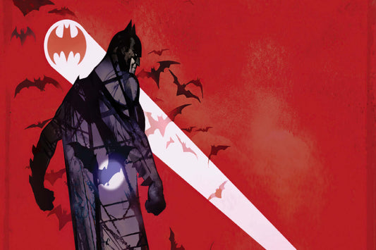 Batman Signal Minimalist Comic Book Poster Print Wall Art
