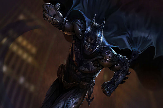 Batman Dark Knight Comics Art Comic Book Poster Print Wall Art