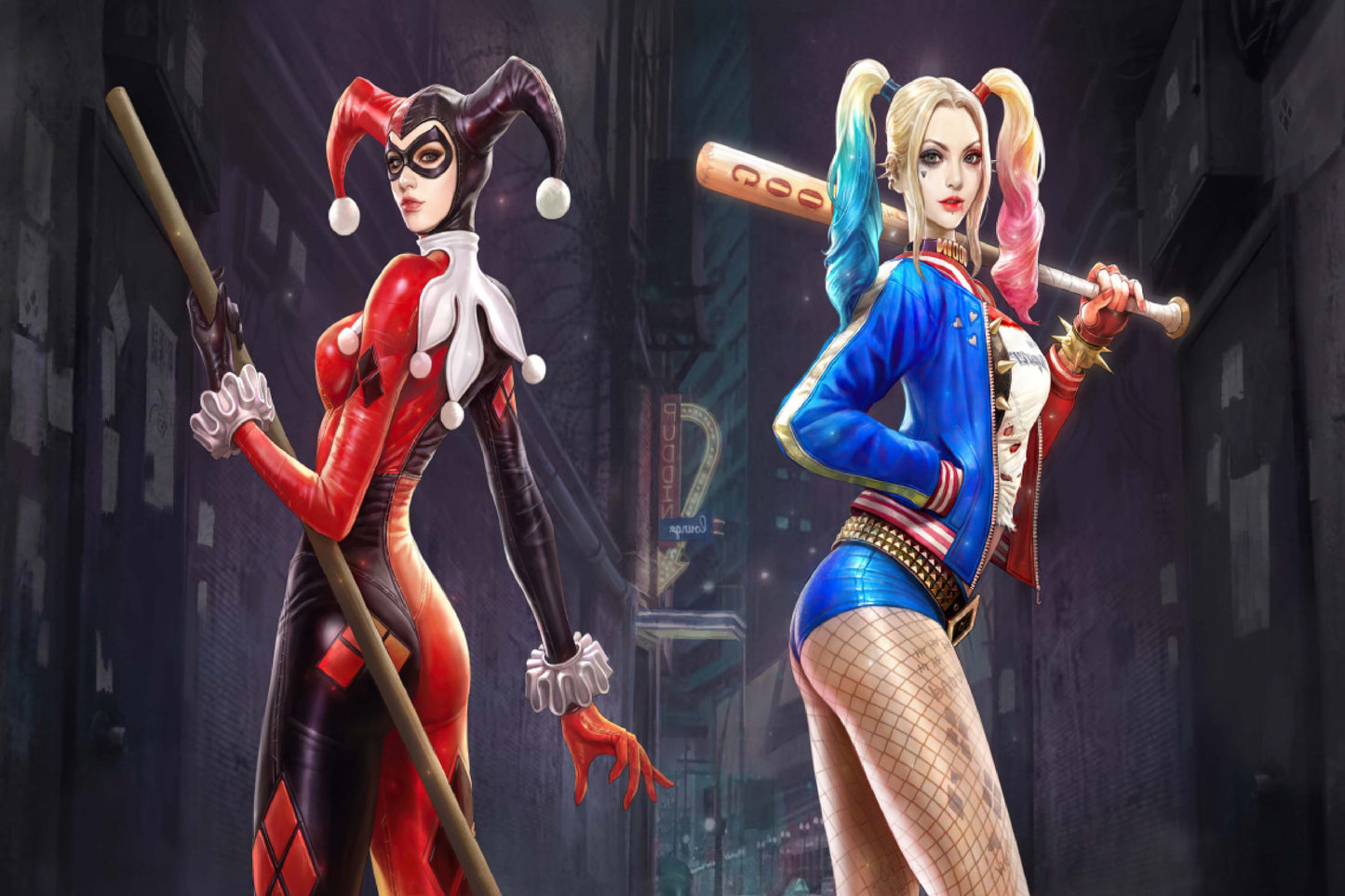 Harley Quinn Suit Costume Dc Comics Girls Comic Book Poster Print Wall Art