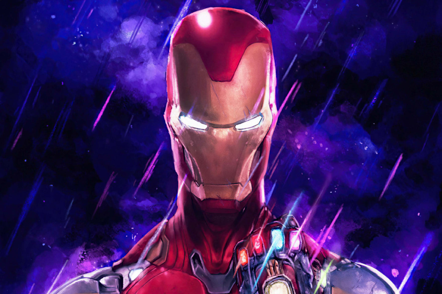 Iron Man Infinity Gauntlet Comic Book Poster Print Wall Art