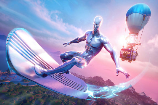 Silver Surfer Marvel Comic Book Poster Print Wall Art