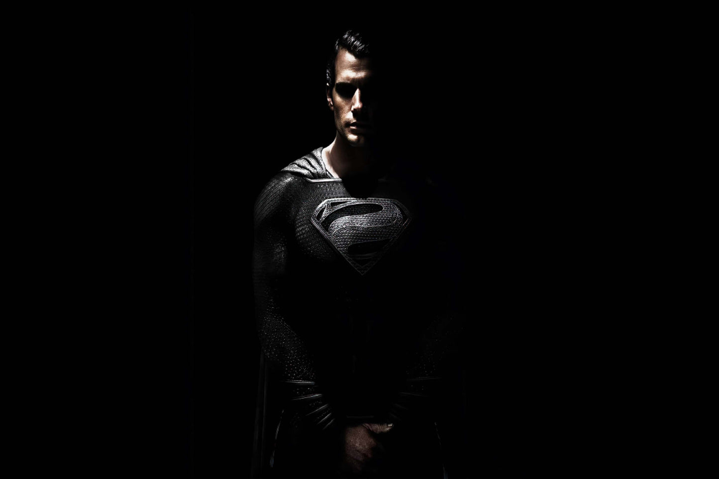 Superman Black Suit Henry Cavill Justice League Snyder Comic Book Poster Print