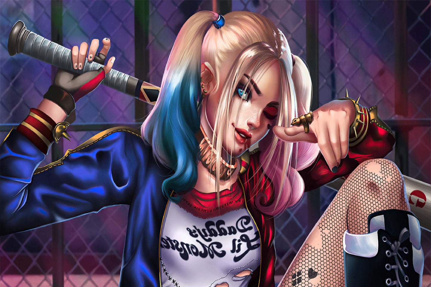 Harley Quinn Comic Book Poster Print Wall Art