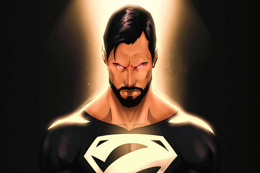 Superman Black Suit Justice League Snyder Cut Comic Book Poster Print Wall Art