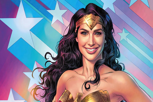 Wonder Woman Smile Comic Book Poster Print Wall Art