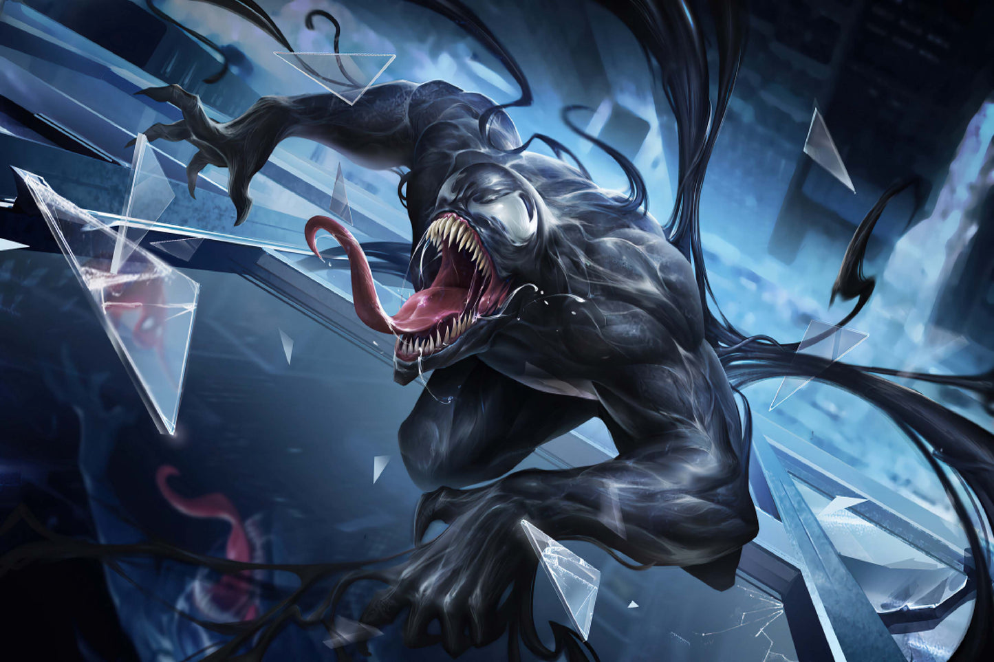 Venom Marvel Comics Art Comic Book Poster Print Wall Art