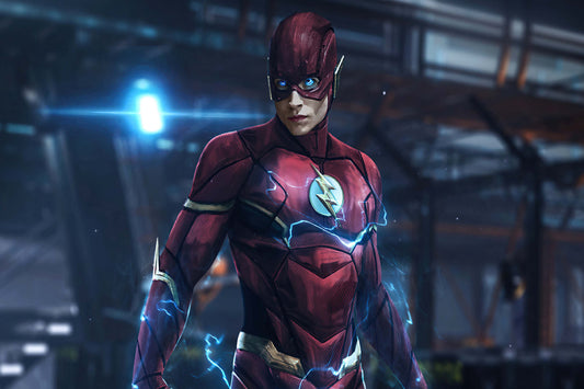 The Flash Erza Miller Dc Superhero Comic Book Poster Print Wall Art
