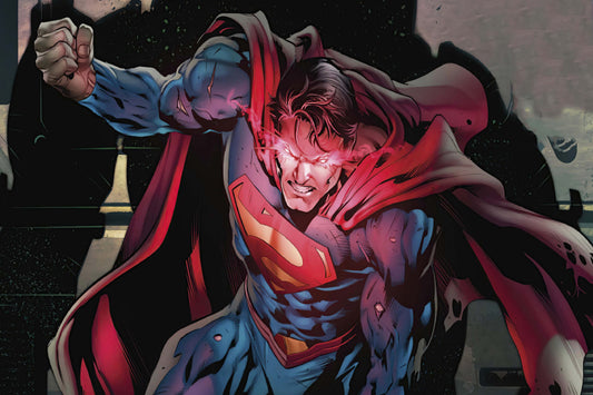 Superman Heat Vision Comic Book Keychain