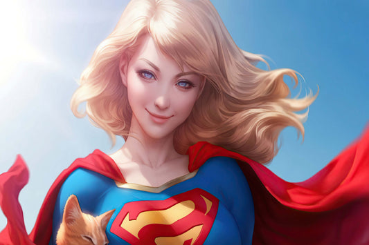 Supergirl Smile Dc Comics Comic Book Poster Print Wall Art